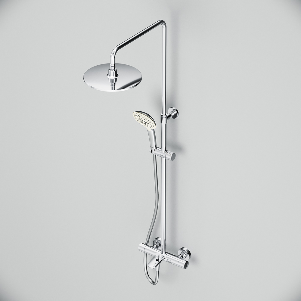 F0770A510 Spirit V2.0 душ.система набор: смеситель д/ванны/душа с термостатом верхн. душ d 250 мм AM.PM Spirit 2.0  - Вид №9