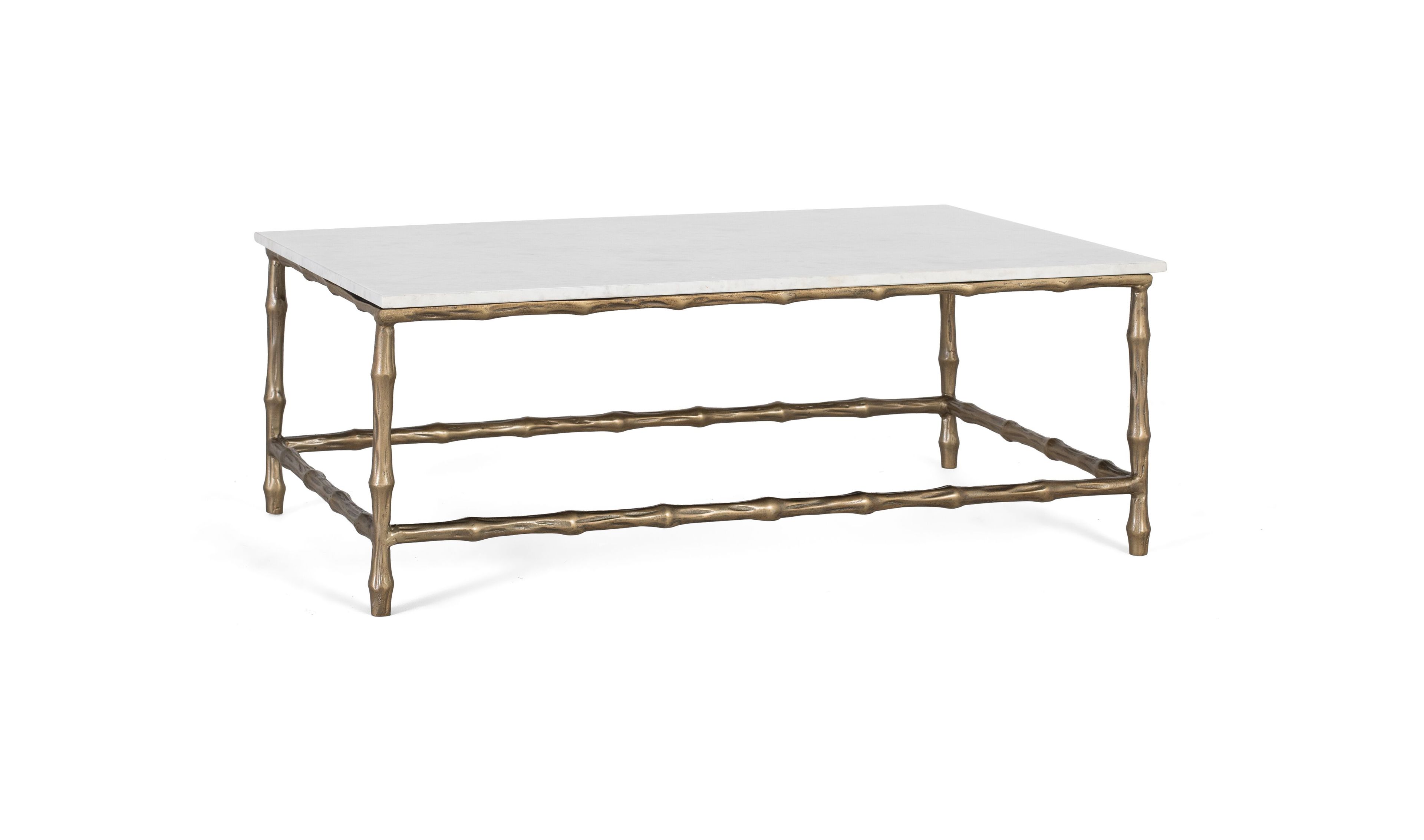 Мраморный низкий прямоугольный журнальный столик Giner y Colomer 1609 ARCH-00098043 - Вид №1