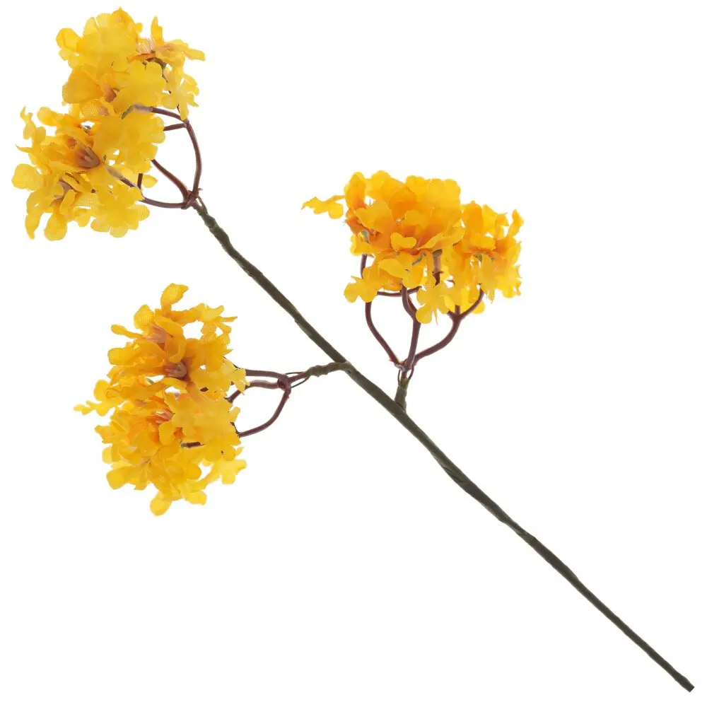 Цветок искусственный 795437 12x12x30 см ПВХ/текстиль цвет желтый AM.PM STLM-2158821