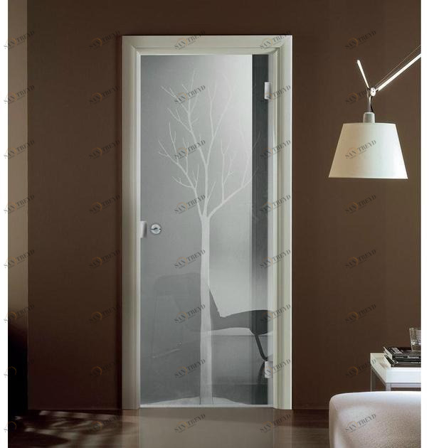 GAROFOLI Распашная дверь из декорированного стекла Moderno sun-id-1419145