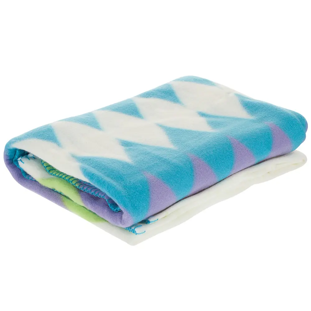 Плед «Ромб» 130х170 см флис цвет бирюзово-зелёный Santreyd STLM-2112061 - Вид №2