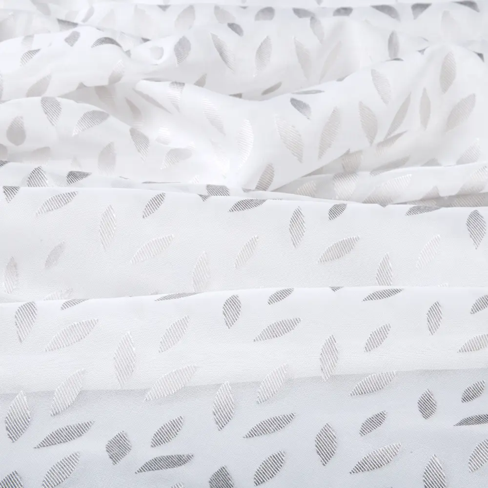 Тюль на ленте «Листопад» 250x280 см цвет серый GARDEN STLM-2060676 - Вид №2