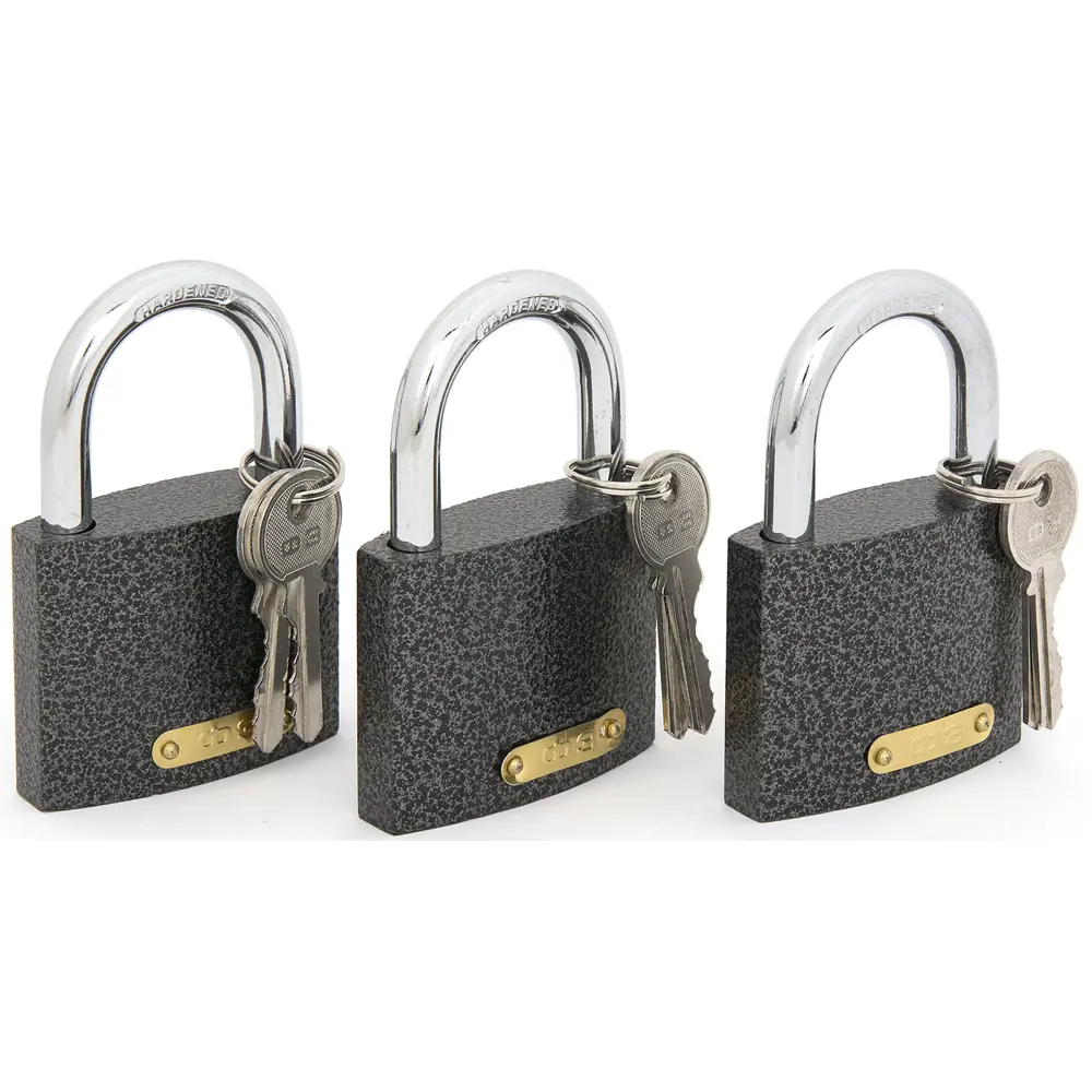 Набор навесных замков 303F-60 3P6K 63x48 мм, чугун Santreyd STLM-2151287