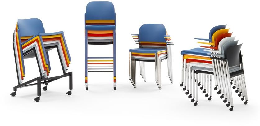 Diemmebi Стул с подлокотниками из переработанного полипропилена и металла Makeup sun-id-1425119 - Вид №3