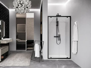 NOVELLINI Душевая ниша с поворотной дверцей Kuadra 2.0