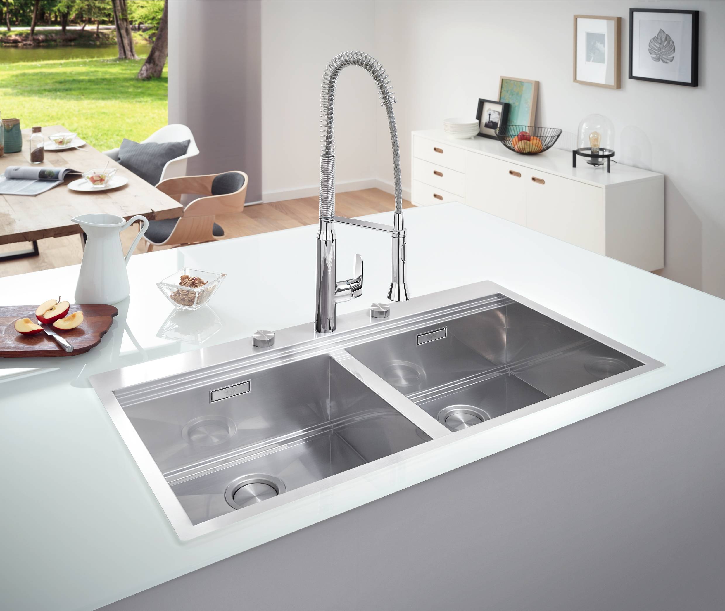 31585SD0 Мойка кухонная овальная Grohe K800 - Вид №3