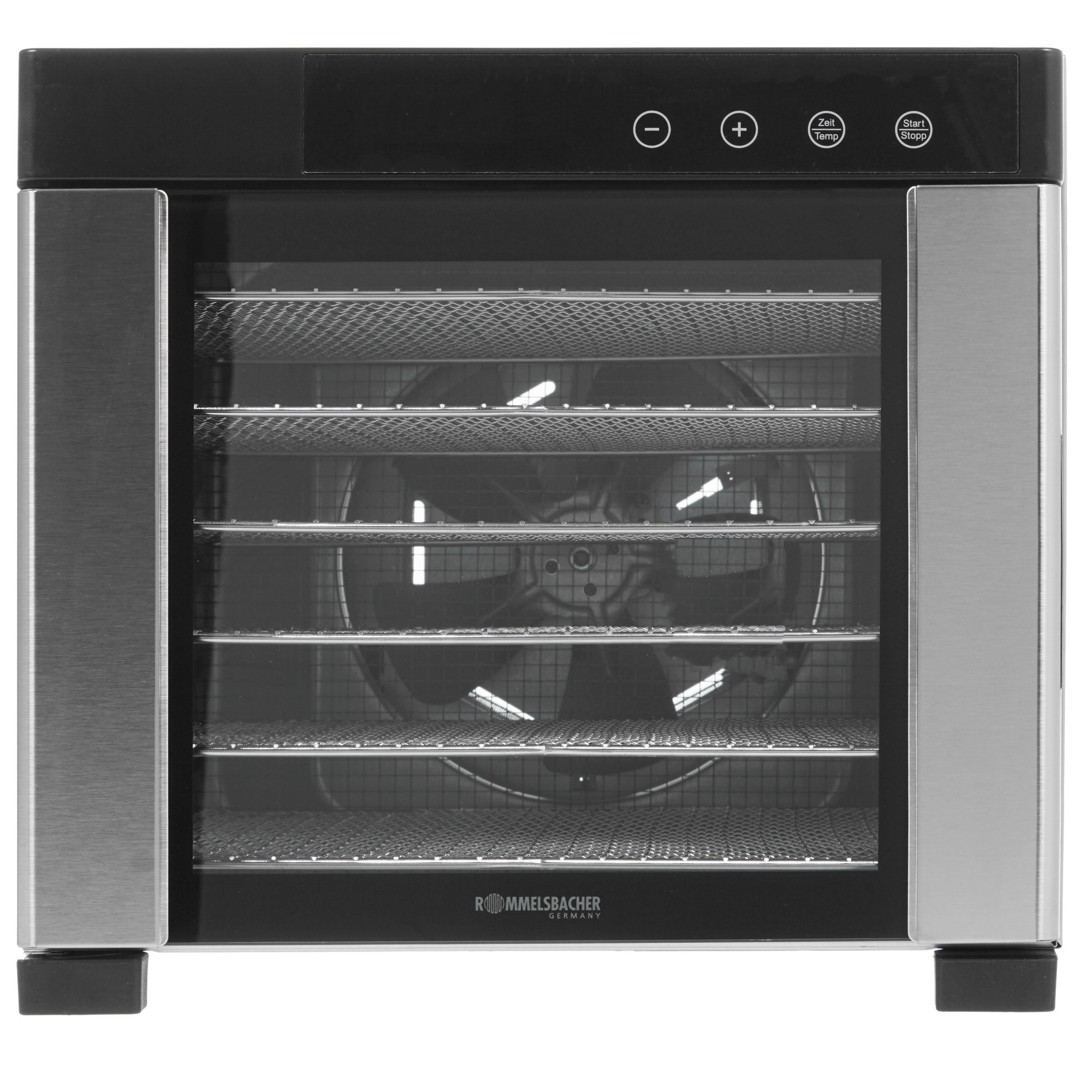 8159730 Сушилка для овощей и фруктов Rommelsbacher DA 900 серебристый STDN-0069553 - Вид №1