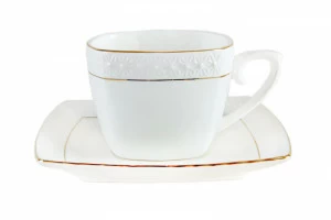 Чаная пара The snow Queen квадрат 280 мл КОРАЛЛ THE SNOW QUEEN 029638 Белый