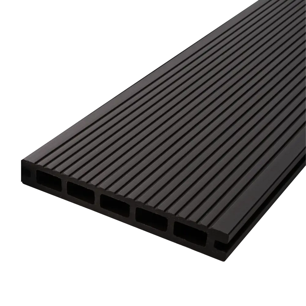 Террасная доска ДПК T-Decks цвет Венге 3000x150x20 мм двусторонний вельвет 0.45 м² STLM-2115835 - Вид №1