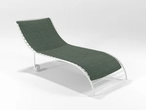 Barel Шезлонг из цельного чугуна, кованный вручную с подушкой