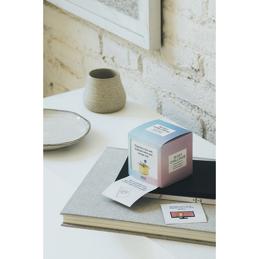 DYCHALLME Набор уроков минимализма на 30 дней less is more challenge Doiy  - Вид №1