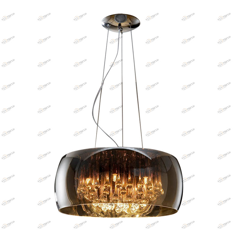 Люстра стеклянная 25х50 см хром Argos 508111 SCHULLER ДИЗАЙНЕРСКИЕ 00-3883051 Прозрачный;хром 