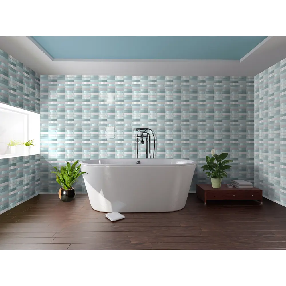 Venta Глазурь - Влагостойкие ПВХ панели под камень голубого оттенка 84343842 STLM-0048710 - Вид №2