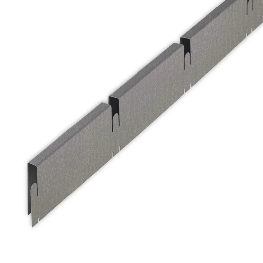 Профиль грильято Албес папа 100x100x40 мм серый 0.6 м STLM-2212013