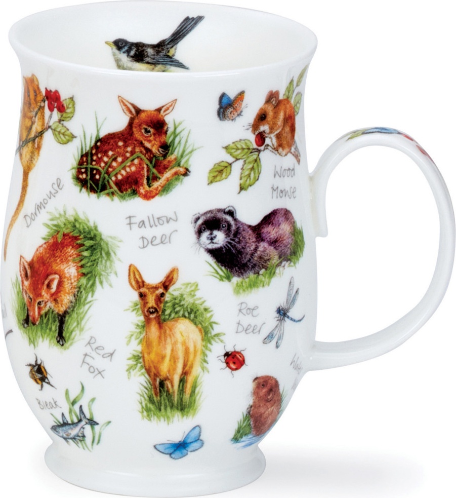 10672770 Dunoon Кружка Dunoon Лесная жизнь.Мышь.Саффолк 320мл, фарфор Фарфор костяной 