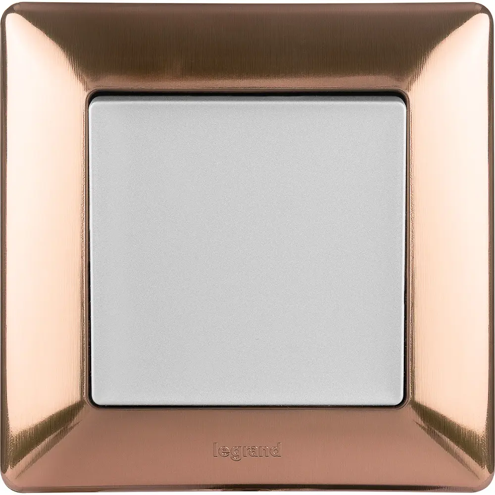 Выключатель встраиваемый Legrand VLN-L 1 клавиша цвет алюминий Valena Life STLM-2084590 - Вид №5