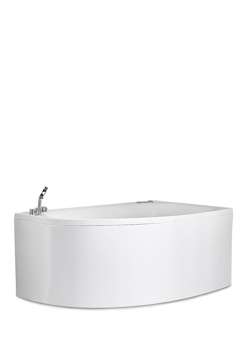 121 Массажные Ванны Sand 160 Silver Left + Mix  Noro  Белый 