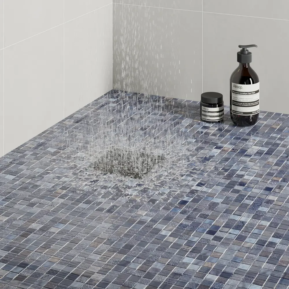 Мозаика Steel Black стекломасса 31.1x4.9 см цвет черный Santreyd Мозаика Onix STLM-2064841 - Вид №7