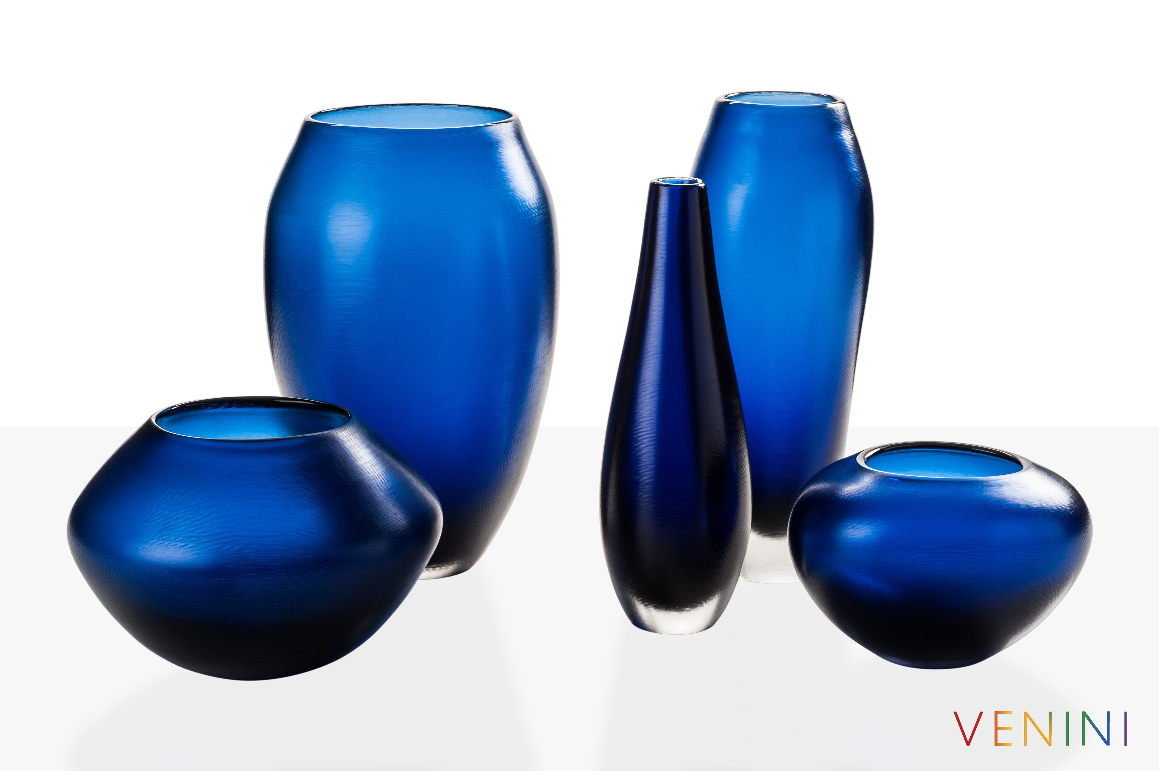 ВАЗа / центральная часть из выдувного стекла VENINI гравированные ARCH-00042599 - Вид №4