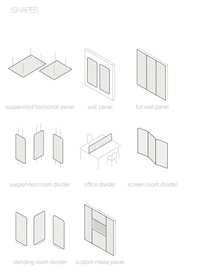 Мериносовая шерсть подвесная акустическая панель Casalis Slumber ARCH-00038917 - Вид №4