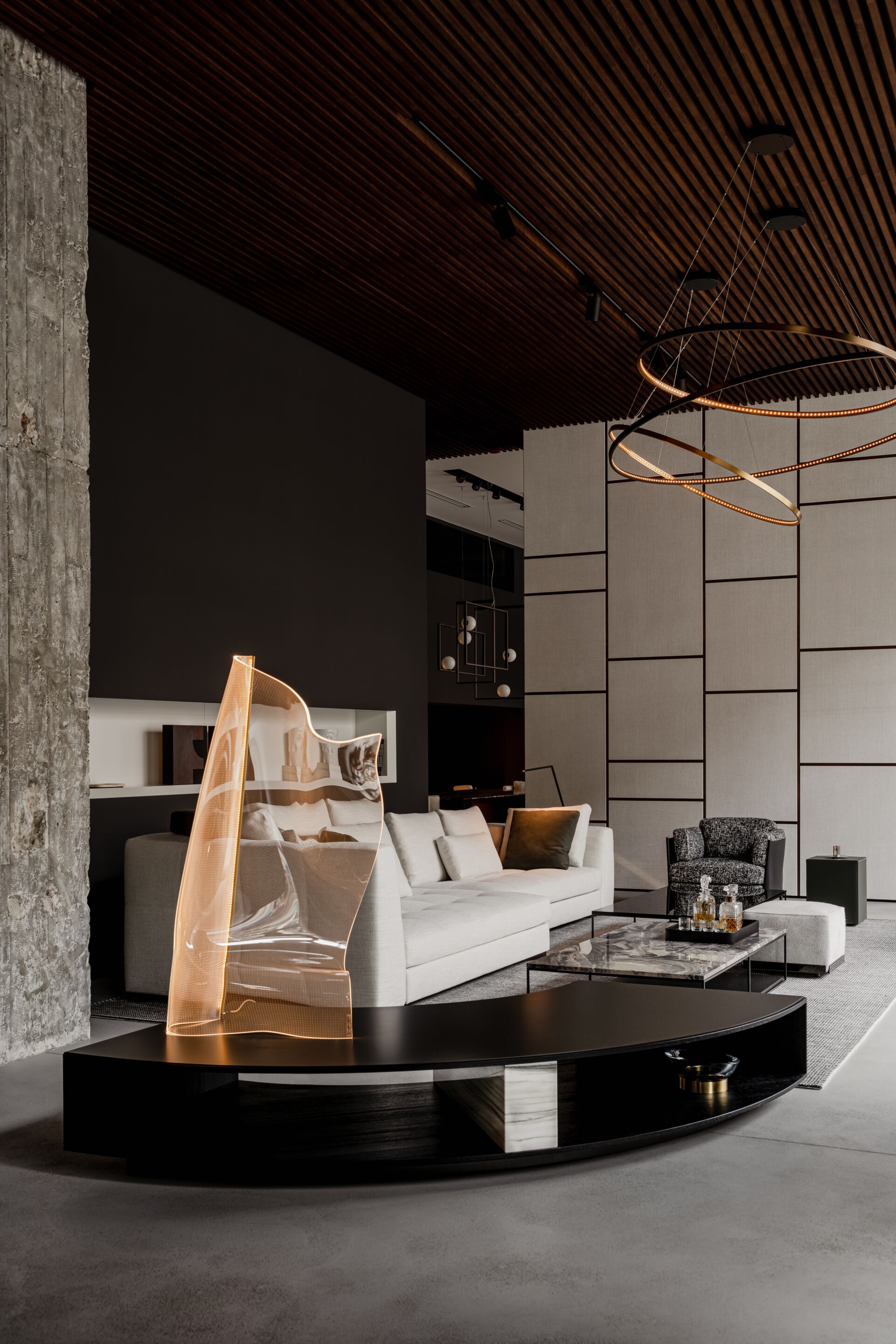 Акриловый светодиодный торшер ручной работы с диммером PARACHILNA GWEILO ARCH-00145989 - Вид №34