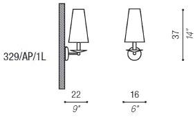 Aiardini Аппликация светодиода из оттона Amanda sun-id-1489584 - Вид №1