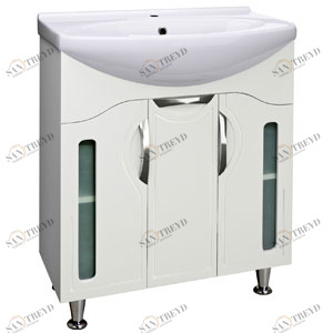 Тумба Толедо 75 с умывальником Лагуна 75 RUNO 2313147