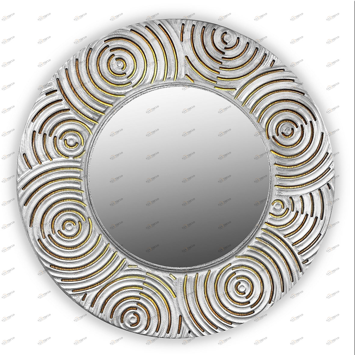 Круглое зеркало настенное серебро PENUMBRA IN SHAPE PENUMBRA 00-3860103 Серебро 