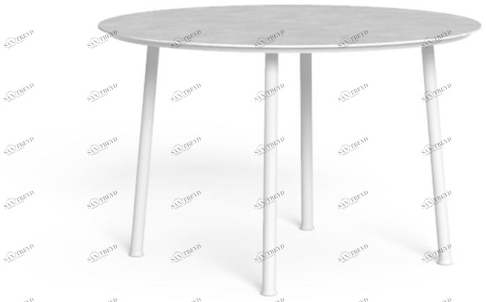 Talenti Круглый садовый стол из керамогранита Slam Slatp120