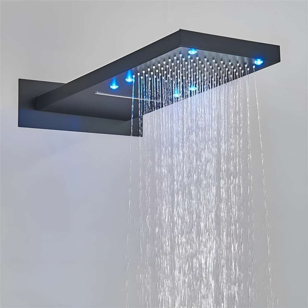 Встраиваемый термостатический набор для душа из нержавеющей стали с ручным душем Fontana Showers UBEDA ARCH-00085395 - Вид №1