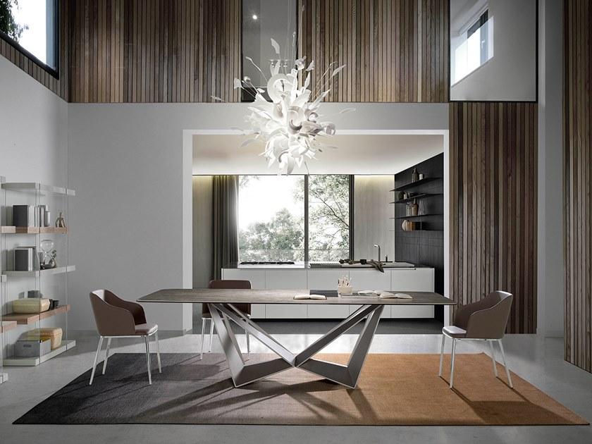 Angel Cerdá Прямоугольный стол для гостиной из керамогранита Urban deco 1054 Angel Cerda - Вид №2