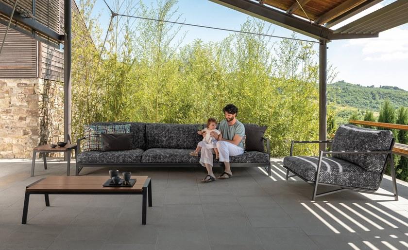 Talenti Садовый диван 2 мест со съемным чехлом из ткани Cottage Cotdiv - Вид №3