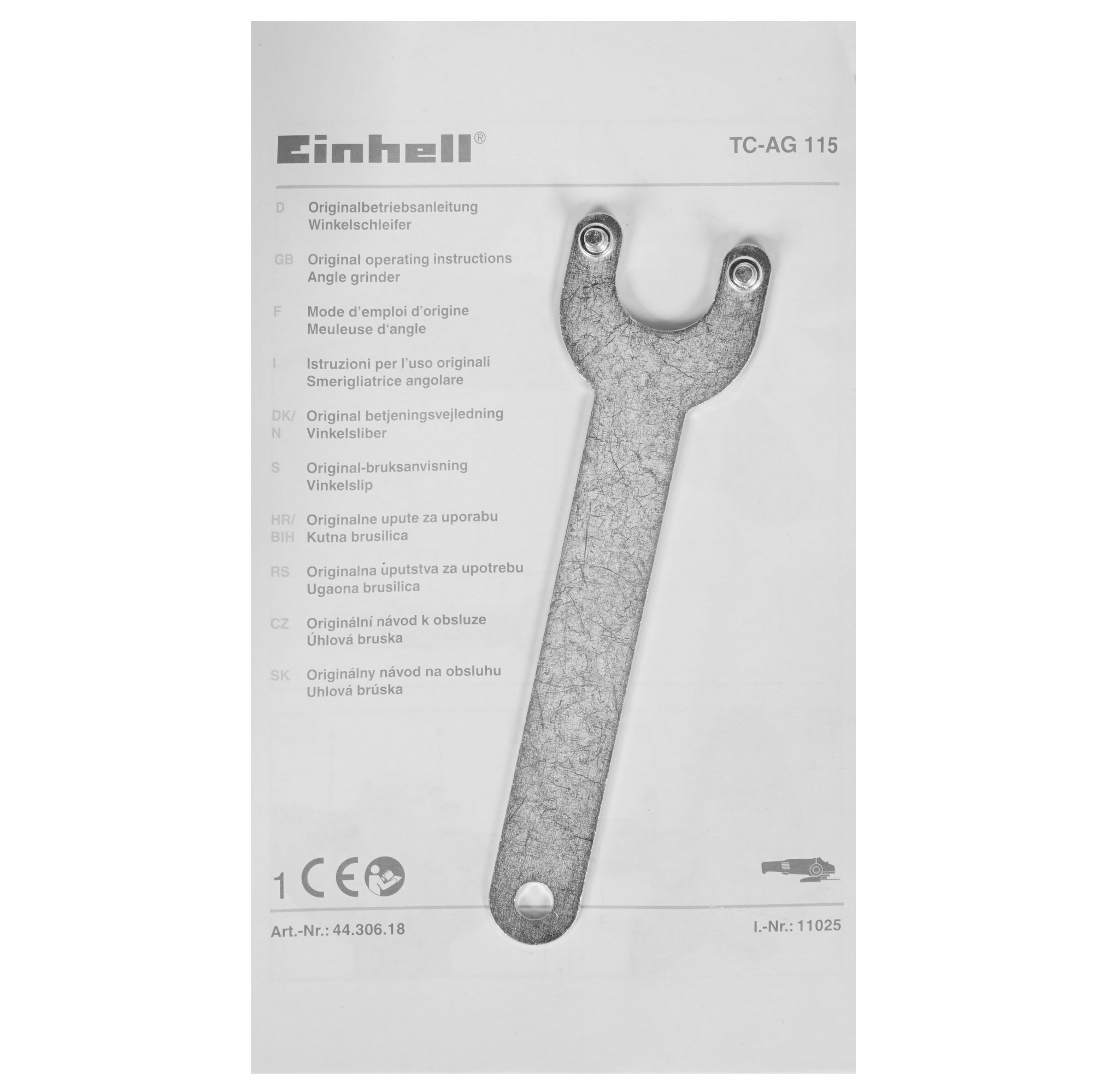 Углошлифовальная машина (УШМ) Einhell TC-AG 115 5311658 STDN-0113146 - Вид №6