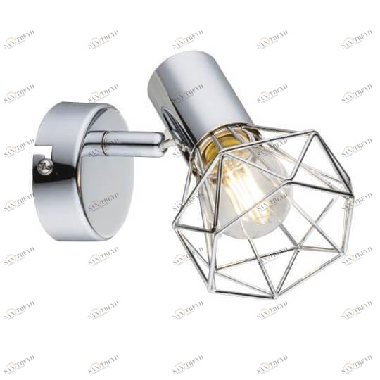 Спот настенный цвета хром Globo 54802-1 GLOBO 54802 00-3925034 Хром Ceramica Globo 