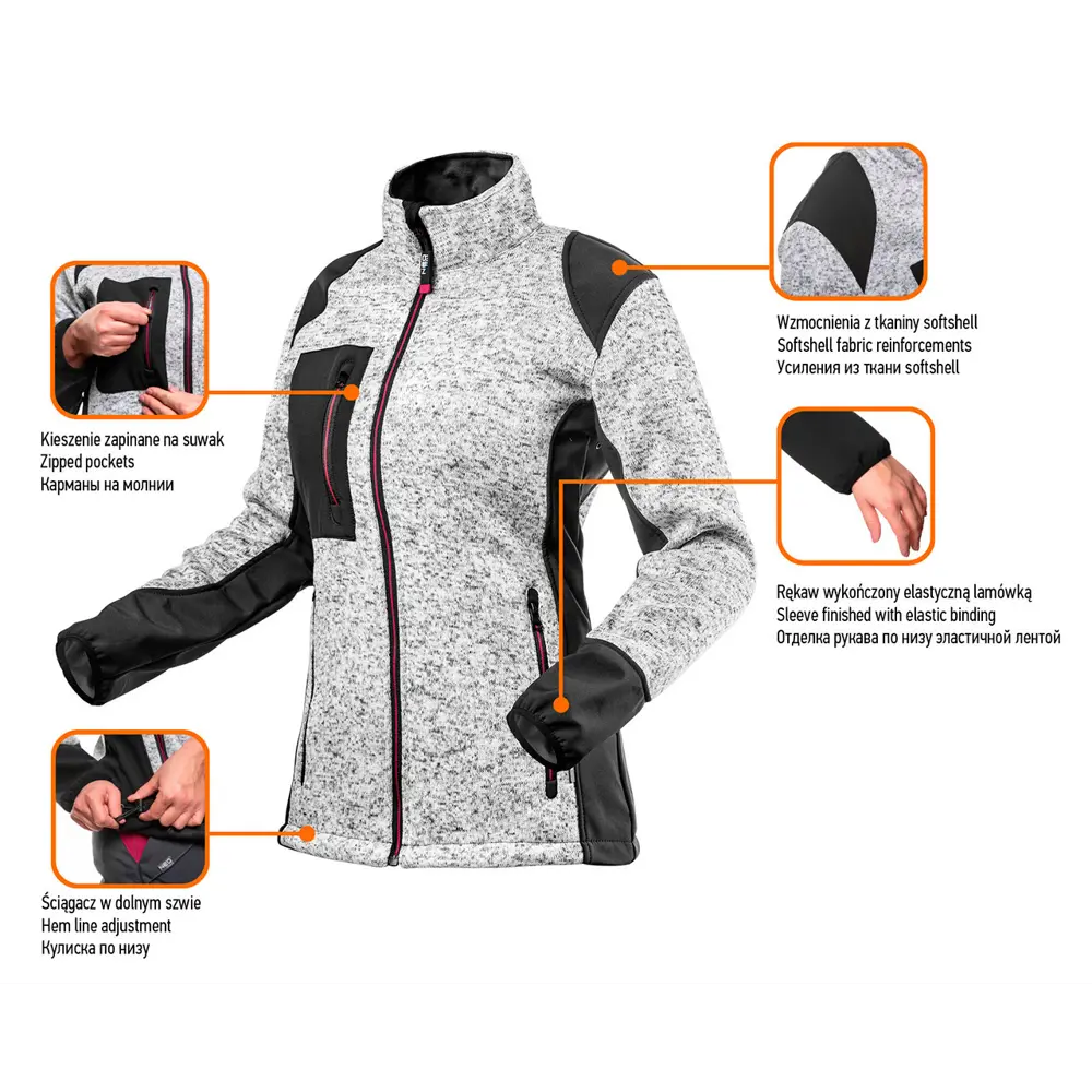 Толстовка женская Neo Softshell, размер XXL 82775373 STLM-2009206 Neò  - Вид №12