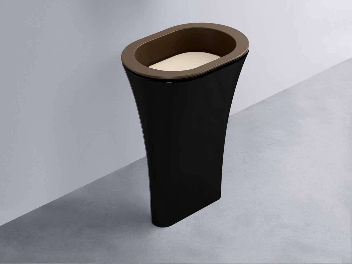 AMLA65-CA+AMPILO-LN+AMCOLO-N Раковина Amedeo Ovale отдельностоящая cielo Enjoy + Amedeo Ceramica Cielo