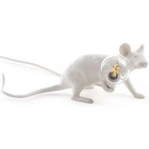 Светильник настольный Mouse Lamp Lie Down, белый