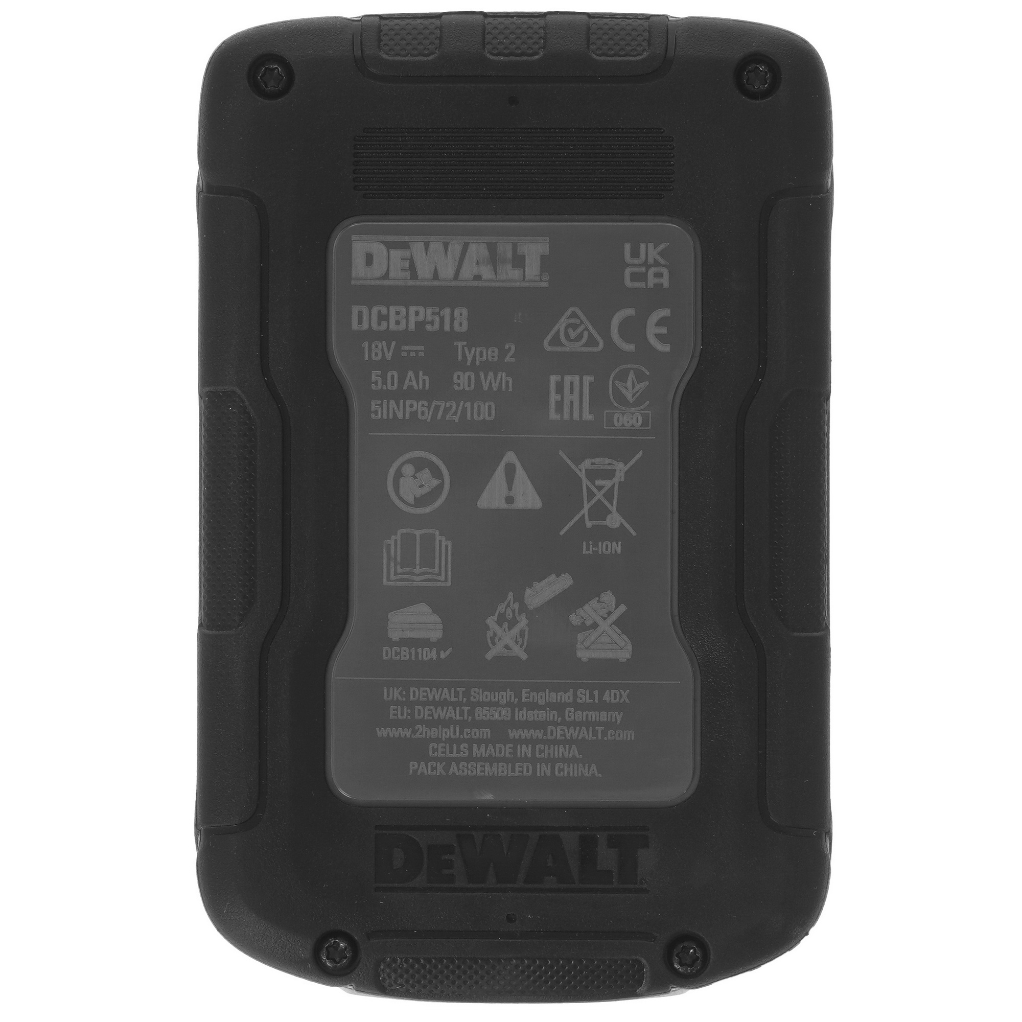 Аккумулятор DeWalt DCBP518 XR FLEXVOLТ 18/54V 5437888 STDN-0055381 - Вид №2