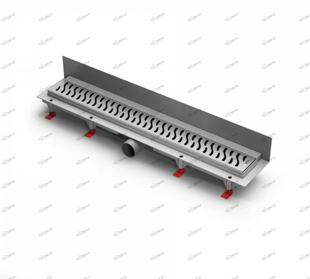 Водоотводящий желоб ALPEN Harmony ALP-750H3 для монтажа вплотную к стене 