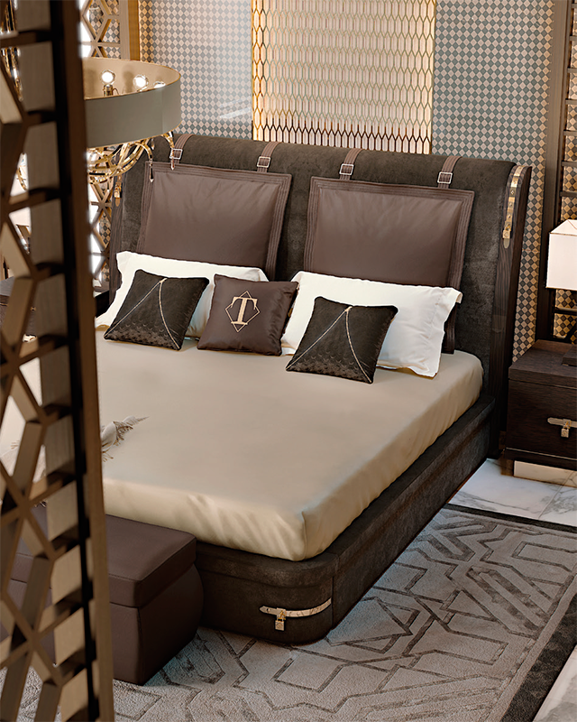 Кровать  TURRI T2350K Diamond - Вид №1