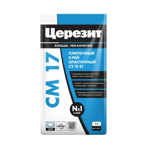 Клей для плитки высокоэластичный Церезит CM 17 Super Flex 5 кг