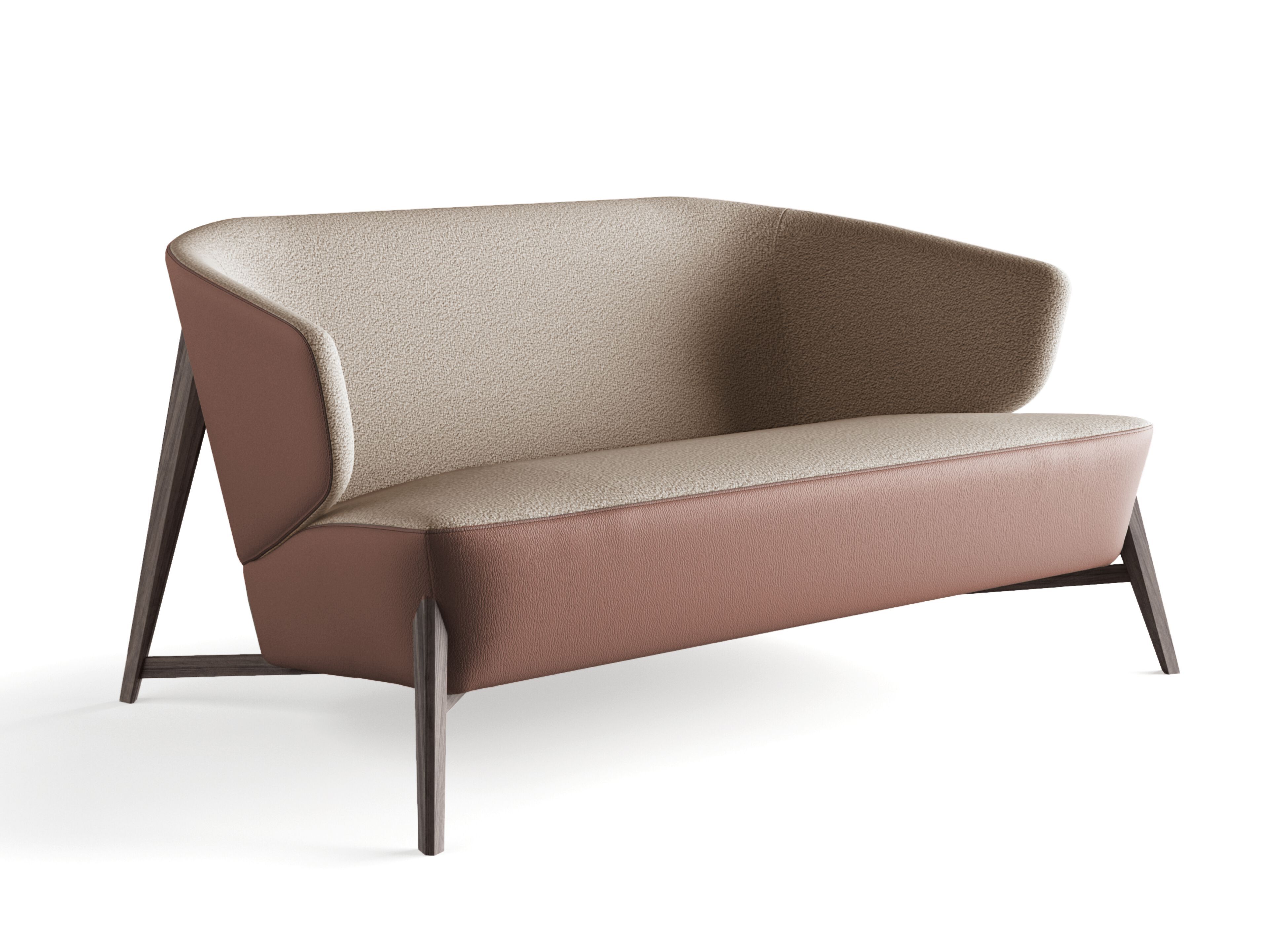 Диван из ткани и кожи Innova Imbottiti Арсенал ARCH-00028242