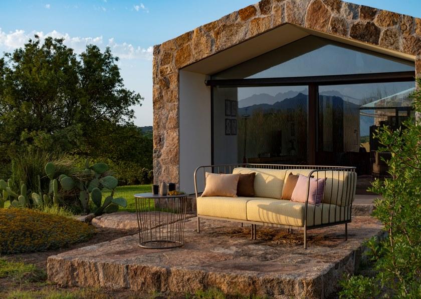 emu 3-х местный тканевый садовый диван Cannolè 1081+1082+1083 - Вид №7