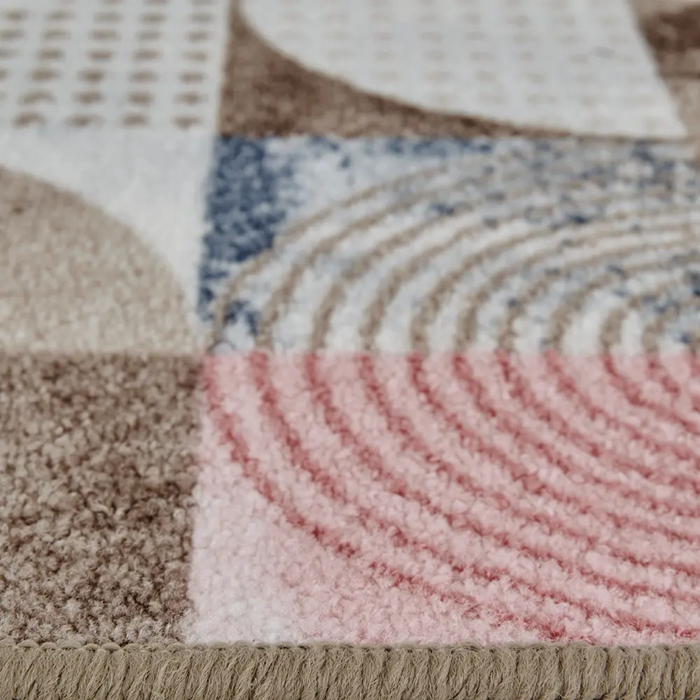 Коврик декоративный нейлон Кристалл 80x200 см цвет бежевый CTIM STLM-2137439 - Вид №3