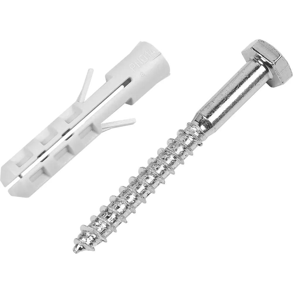 Дюбель распорный нейлоновый Dilwis 14x70мм 6 шт. в компплекте с шурупом STLM-2061245 - Вид №2