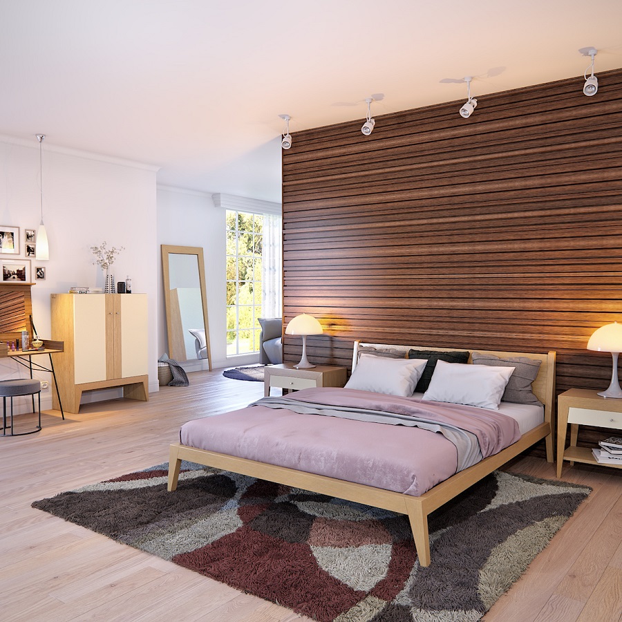 Кровать Fly, дуб, 160 см BraginDesign BR0166M - Вид №1