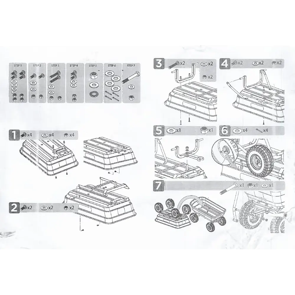 Садовая тележка 160 л 350 кг Santreyd STLM-2140676 - Вид №4