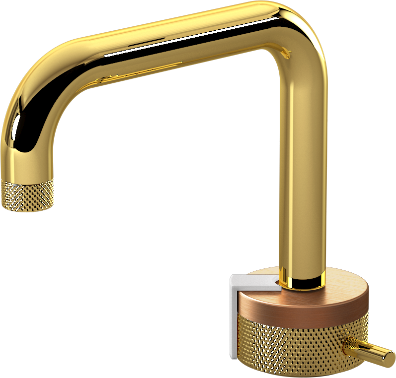 E-11500-R1BRG-L2WT-AU Однорычажный прогрессивный смеситель для раковины - излив 15,3см GRAFF MOD+