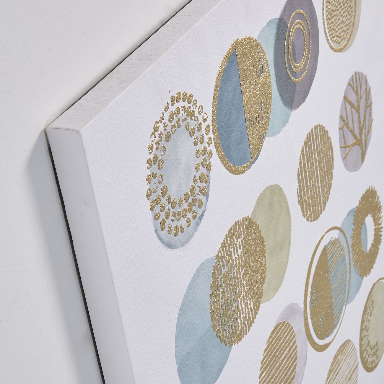 Картина на пергаменте 60х60 см серая Simple от La Forma LA FORMA SIMPLE 343036 Бежевый;серый;разноцветный - Вид №2