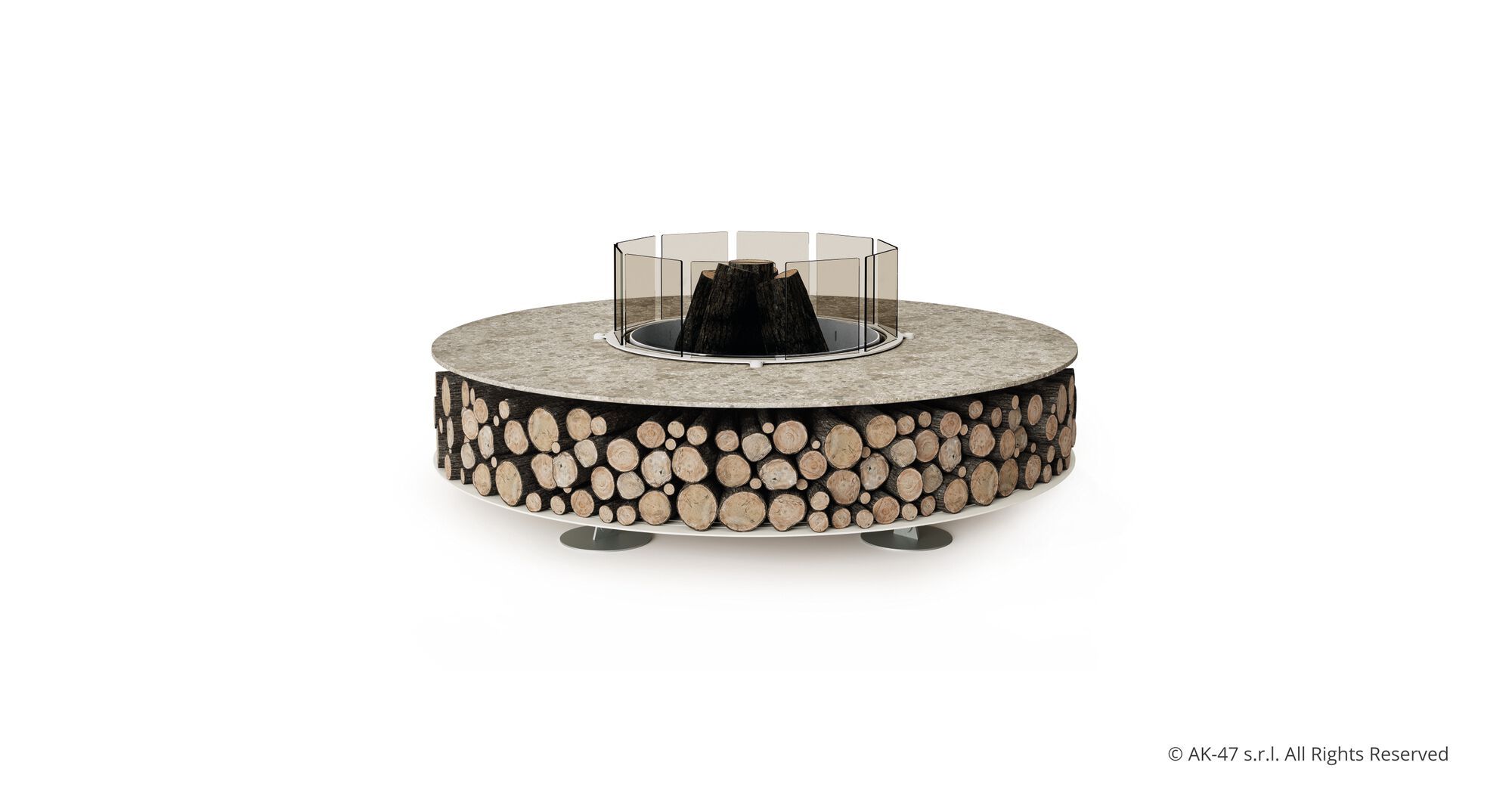 Жаровня с керамогранитным верхом Ak47 Design ZERO KERAMIK ARCH-00035806 - Вид №12